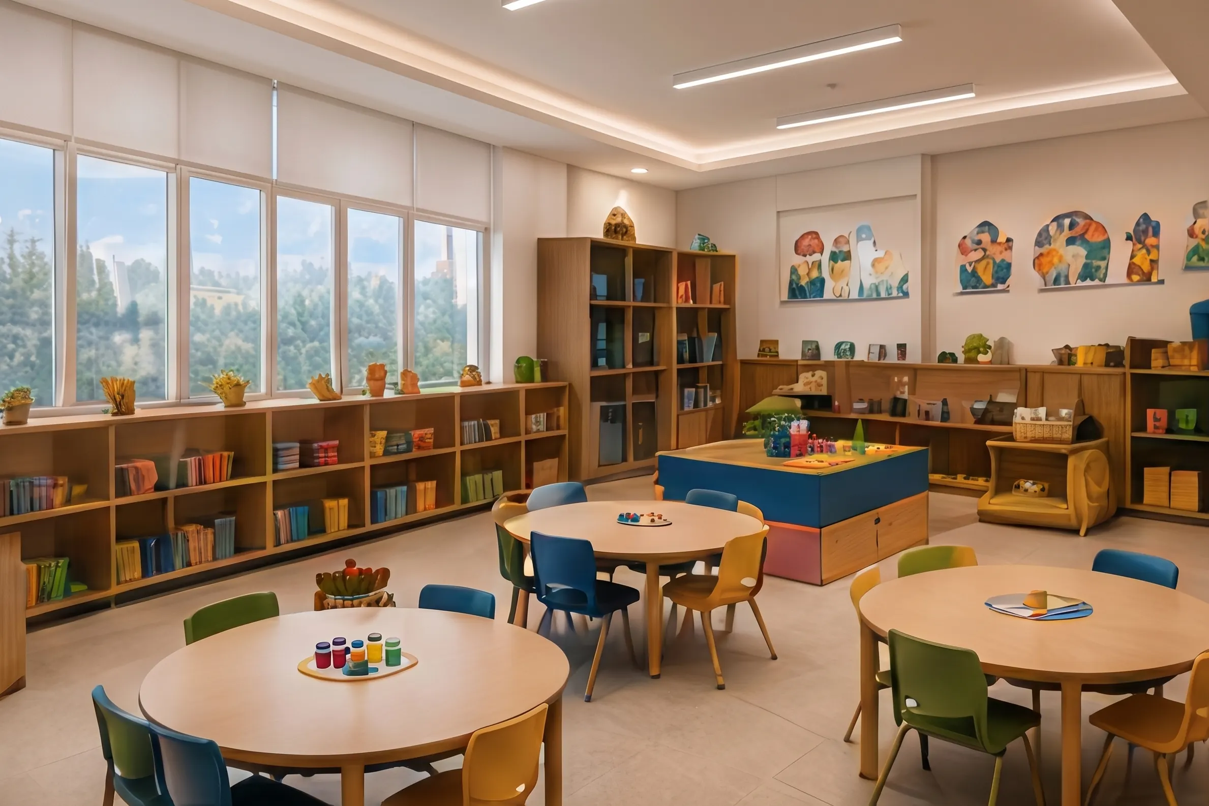 Modern classroom at Oakville